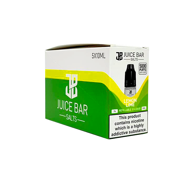 Juice Bar 10ml Nic Salt 10mg - Pack Of 5