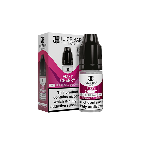 Juice Bar 10ml Nic Salt 20mg - Pack Of 5