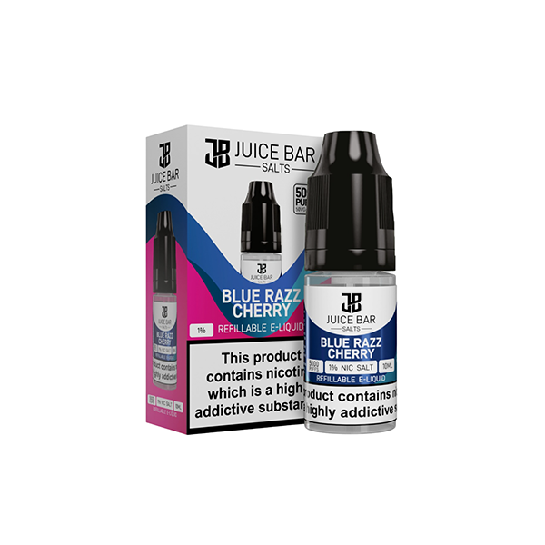 Juice Bar 10ml Nic Salt 20mg - Pack Of 5