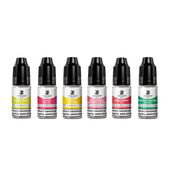 Juice Bar 10ml Nic Salt 20mg - Pack Of 5