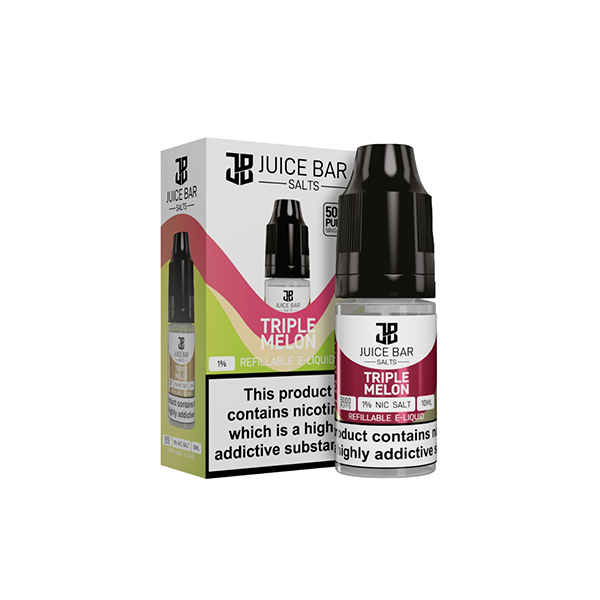 Juice Bar 10ml Nic Salt 20mg - Pack Of 5