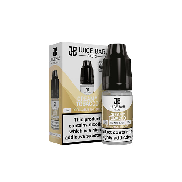 Juice Bar 10ml Nic Salt 20mg - Pack Of 5