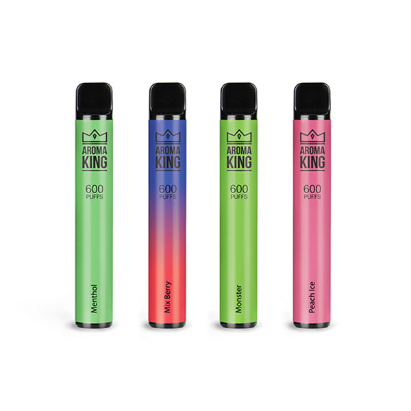 Aroma King Bar 600 Puffs Disposable Vape | Nicotine FREE