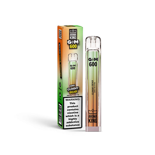 Aroma King GEM 600 Disposable | Nicotine Free | 5 for £20