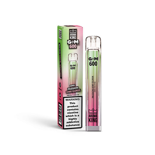 Aroma King GEM 600 Disposable | Nicotine Free | 5 for £20