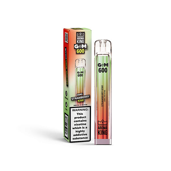 Aroma King GEM 600 Disposable | Nicotine Free | 5 for £20