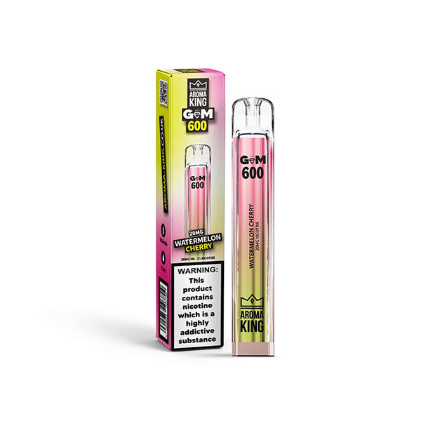 Aroma King GEM 600 Disposable | Nicotine Free | 5 for £20