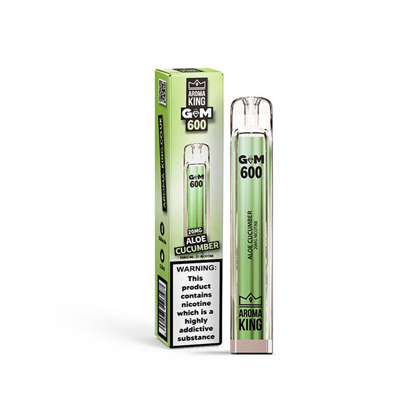 Aroma King GEM 600 Disposable | Nicotine Free | 5 for £20