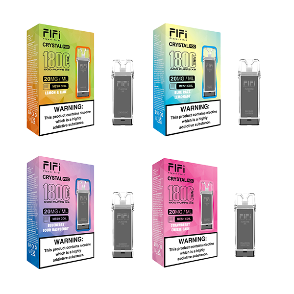 FLFI Crystal Replacement Pods 1800 Puffs