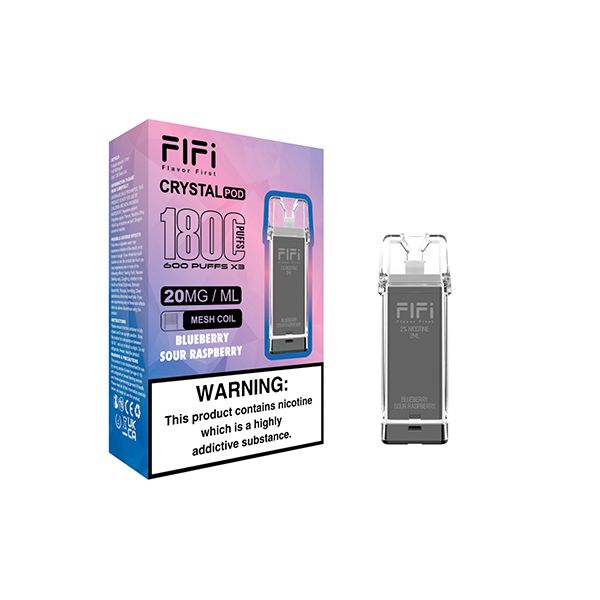 FLFI Crystal Replacement Pods 1800 Puffs