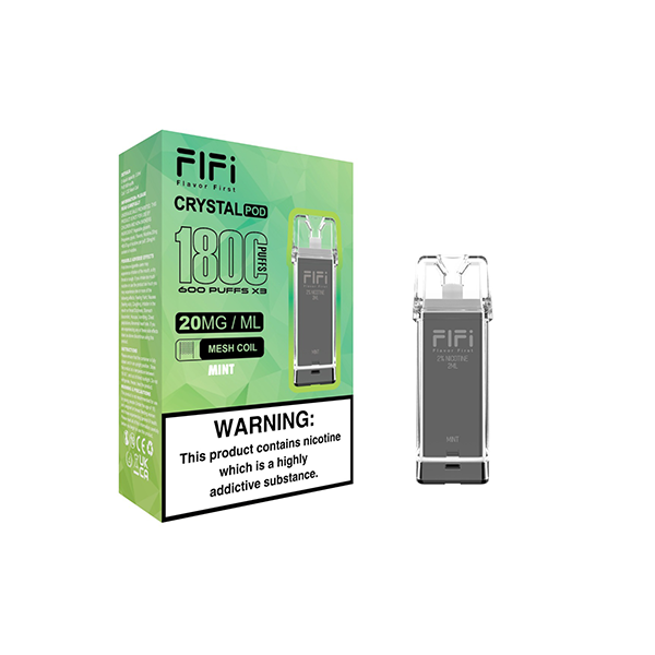 FLFI Crystal Replacement Pods 1800 Puffs