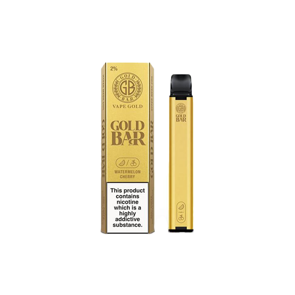 Gold Bar Disposable Vape 600 Puffs | 5 for £20