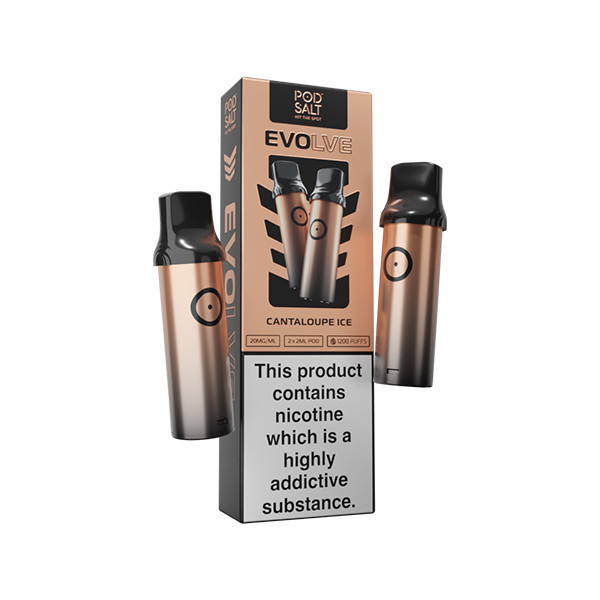 Pod Salt Evolve Pods 2ml 600 Puffs Pack of 2 | 5 for ₤20