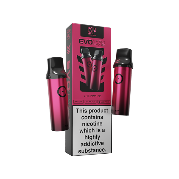 Pod Salt Evolve Pods 2ml 600 Puffs Pack of 2 | 5 for ₤20