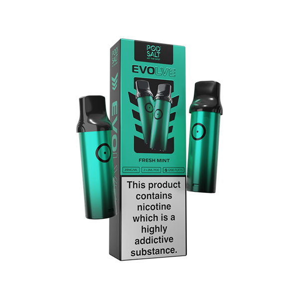 Pod Salt Evolve Pods 2ml 600 Puffs Pack of 2 | 5 for ₤20