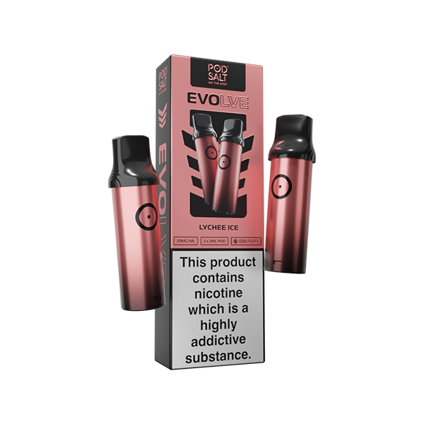 Pod Salt Evolve Pods 2ml 600 Puffs Pack of 2 | 5 for ₤20