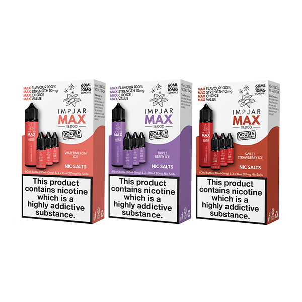 Imp Jar Max 60ml Longfill E-Liquid + 3x Nic Salts