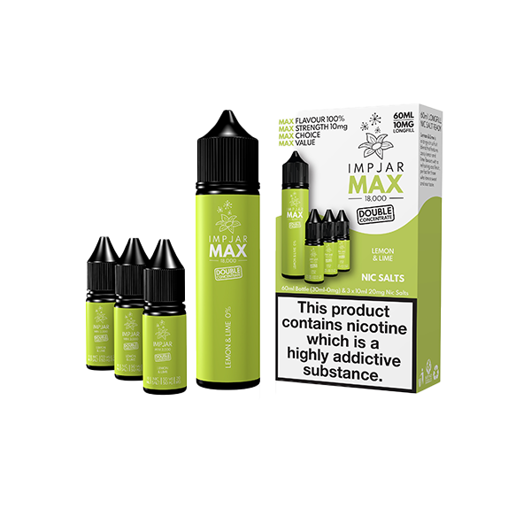 Imp Jar Max 60ml Longfill E-Liquid + 3x Nic Salts