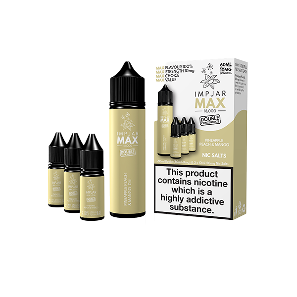 Imp Jar Max 60ml Longfill E-Liquid + 3x Nic Salts