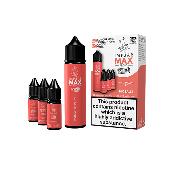 Imp Jar Max 60ml Longfill E-Liquid + 3x Nic Salts