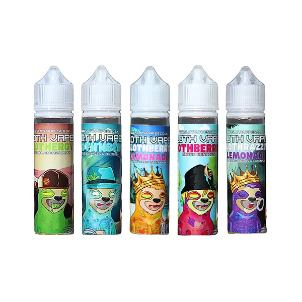 Sloth Vapes 50ml Shortfill E Liquid | FREE Nic Salt