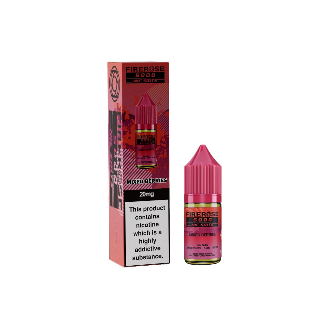 20mg Elux Firerose 5000 Nic salts 10ml (50VG/50PG)