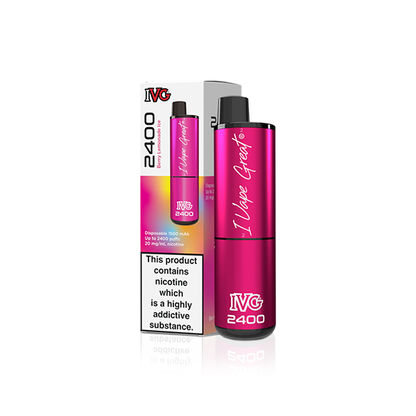 IVG 2400 Puffs Disposable Vape | 3 for £30