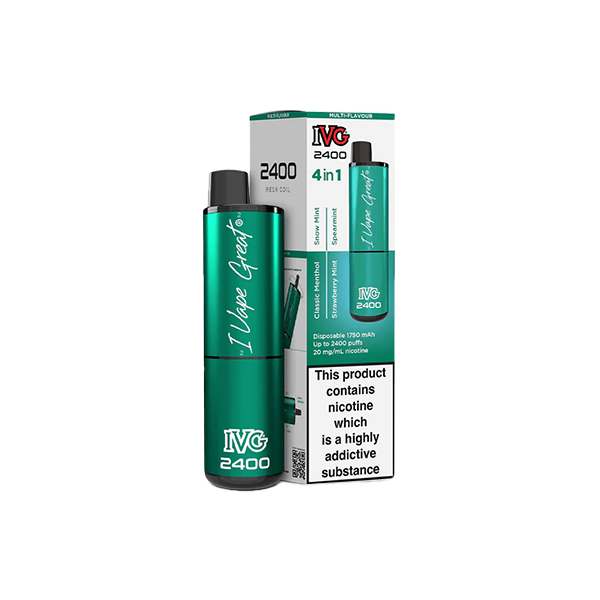 IVG 2400 Puffs Disposable Vape - 4 in 1 Multi-Edition