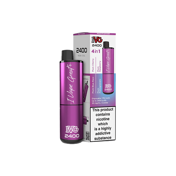 IVG 2400 Puffs Disposable Vape - 4 in 1 Multi-Edition