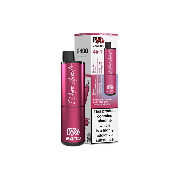 IVG 2400 Puffs Disposable Vape - 4 in 1 Multi-Edition