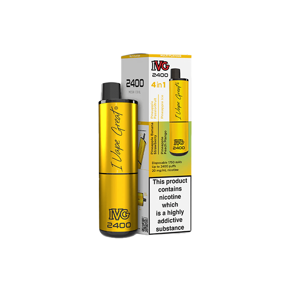 IVG 2400 Puffs Disposable Vape - 4 in 1 Multi-Edition