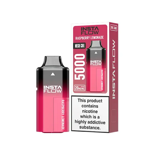 Instaflow 5000 Puffs Disposable Rechargeable Vape Kit