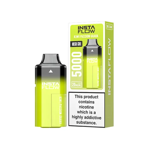 Instaflow 5000 Puffs Disposable Rechargeable Vape Kit