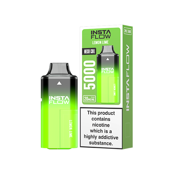 Instaflow 5000 Puffs Disposable Rechargeable Vape Kit