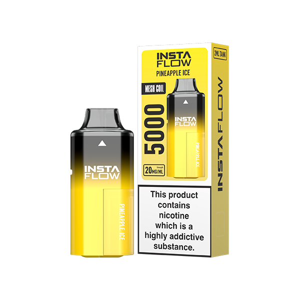 Instaflow 5000 Puffs Disposable Rechargeable Vape Kit