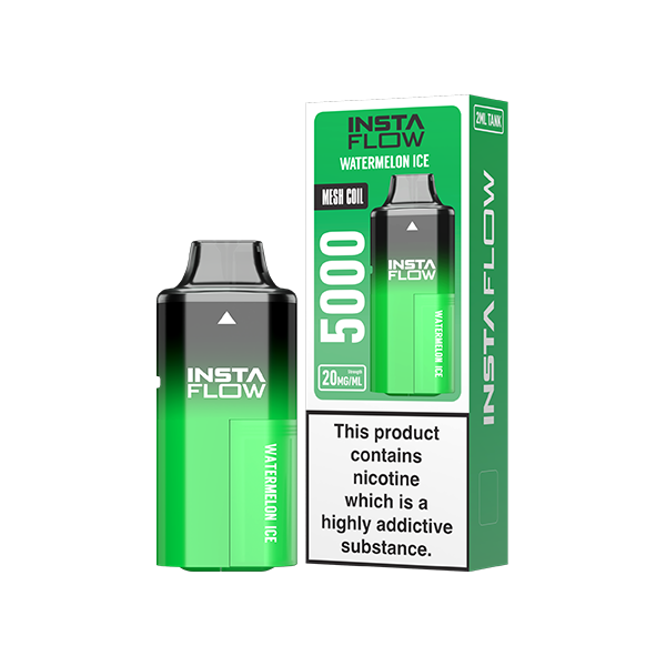 Instaflow 5000 Puffs Disposable Rechargeable Vape Kit