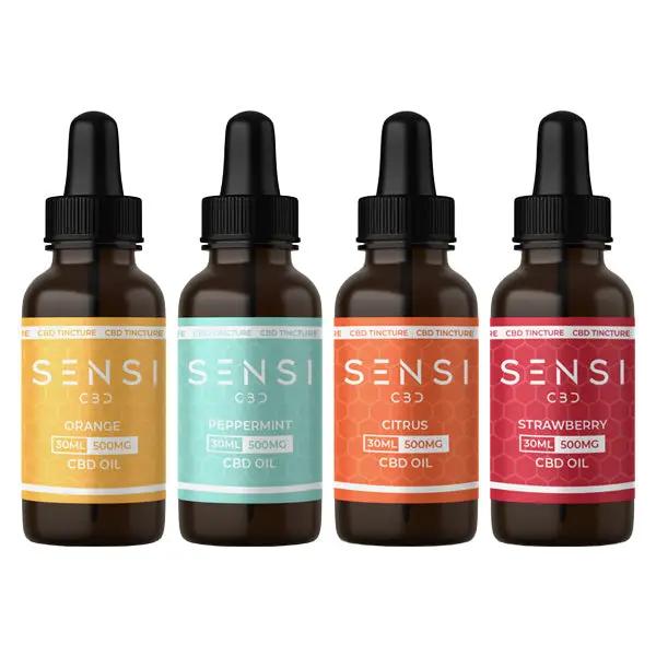 Sensi CBD 500mg CBD Broad-Spectrum Tincture Oil 30ml (BUY 1 GET 1 FREE)