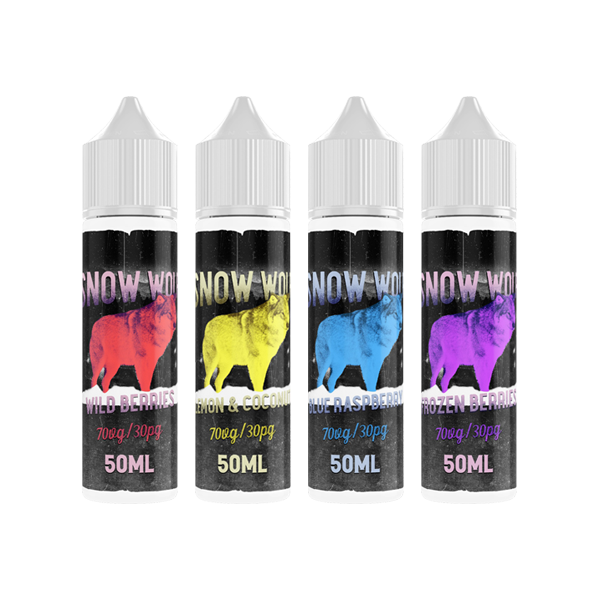 Snow Wolf 50ml Shortfill 0mg E liquid