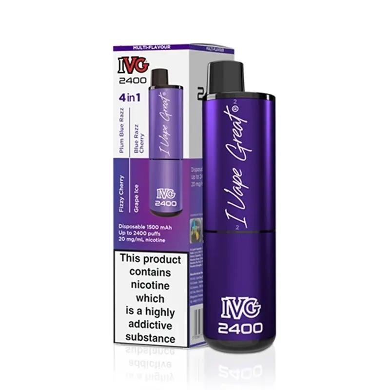 IVG 2400 Disposable vape Kit | 3 for £30