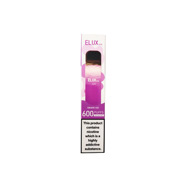 Elux Bar Disposable 600 Puffs | 5 for £20