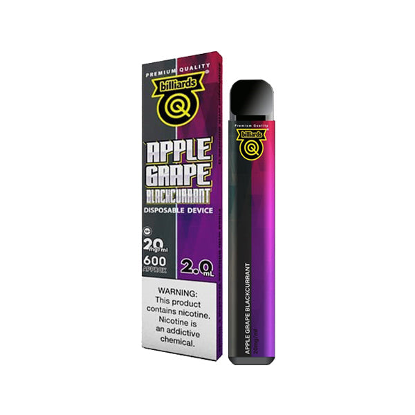 Billiards Q Trick shot Disposable 600 Puffs | 5 for £20