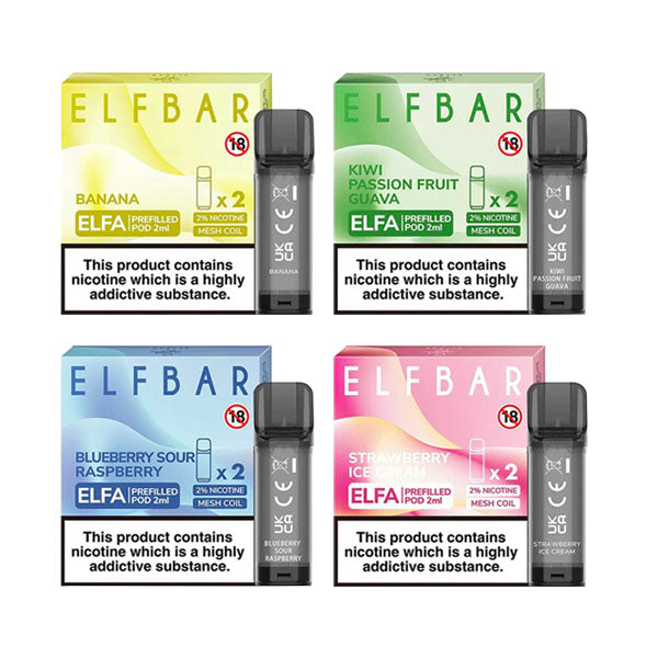 ELF Bar ELFA Replacement Prefilled Pods 2ml | Pack of 10