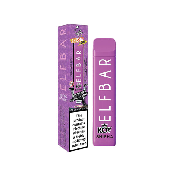 Elf Bar Kov Shisha Range NC600 Disposable 600 Puffs  | 5 for £20