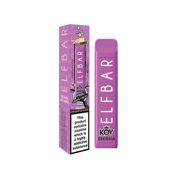 Elf Bar Kov Shisha Range NC600 Disposable 600 Puffs  | 5 for £20