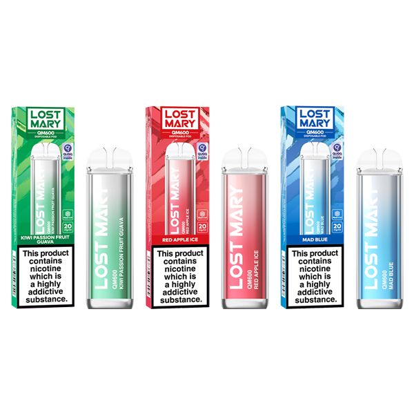 ELF Bar Lost Mary QM600 Disposable 600 Puffs | Pack of 10