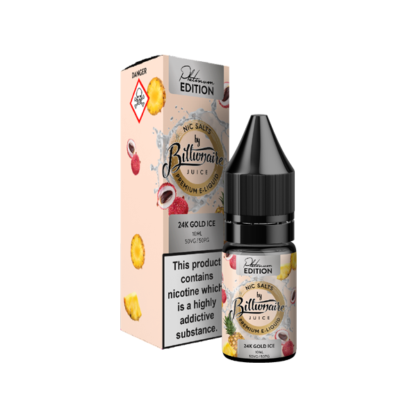 Billionaire Juice Platinum Edition 10ml Nic Salts 10mg