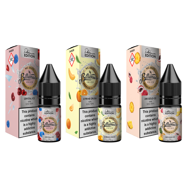 Billionaire Juice Platinum Edition 10ml Nic Salts 10mg