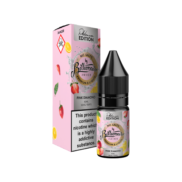 Billionaire Juice Platinum Edition 10ml Nic Salts 10mg