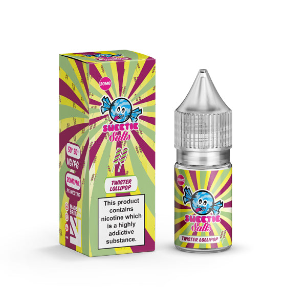 Liqua Vape Twister Lollipop Nic Salt 18mg 10ml