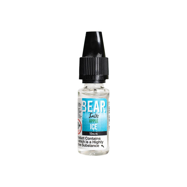 Bear Flavours Ice 10ml Nic Salts 10mg (50PG/50VG)  (Pack of 2)